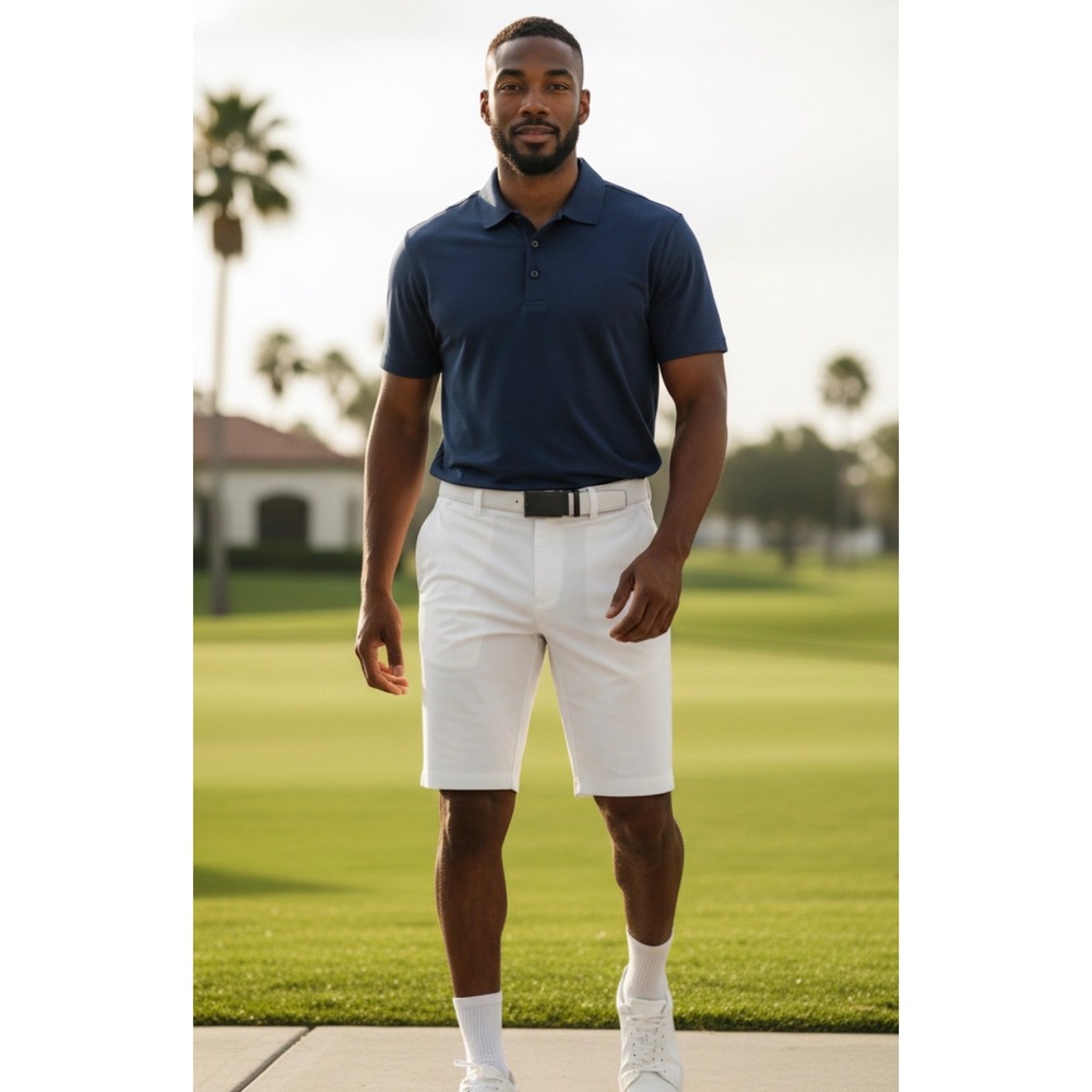 3/$10 Adidas Golf Shorts Men 30 White Good Climalite Performance Athletic